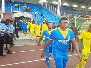Gbolahan Salami stepping out for Warri Wolves