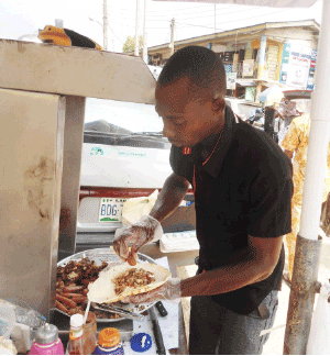 Eje preparing Sharwama