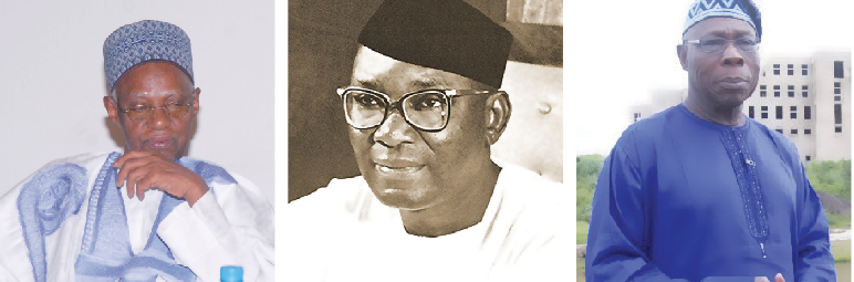 Shagari, Azikiwe and Obasanjo
