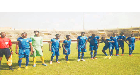 Warri Wolves in Bobo Dioulasso before the match