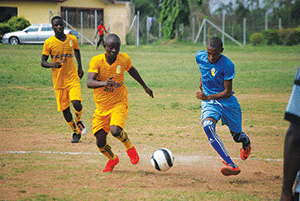 Players in action during one of the zonal finals of the competition