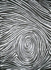 • Identity, charcoal on paper by Iyanuoluwa Ademade