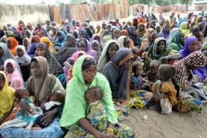 IDPs in camp