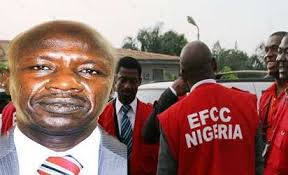 brahim Magu with EFCC logo