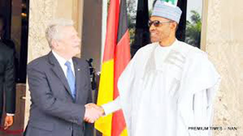 Presidents Buhari and Joachim Gauck