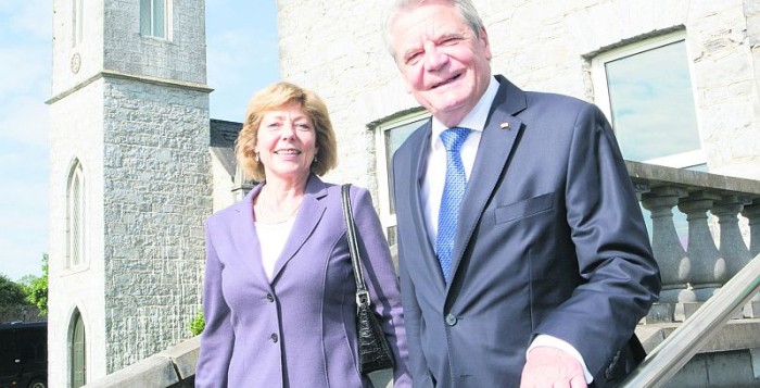 German President Gauck and partner Daniela Schadt