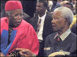 Prof Achebe with the continental legend ex-President Nelson Mandela of South Africa
