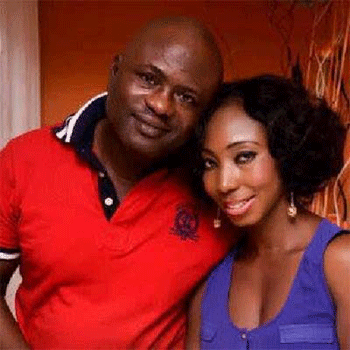 Late Ronke Shonde with her alleged killer husband during their ‘sweet’ days