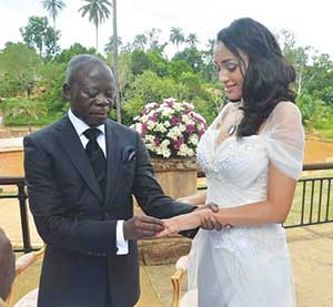 Governor and CIara Oshiomhole