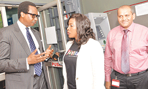 From left: SMB agency specialist, Google Global Services Nigeria, Adepoju Abiodun; Chiazor; and Ogunkoya; at the event.