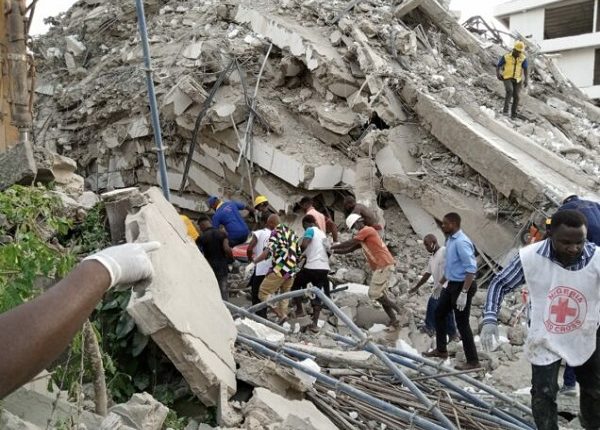 Two more bodies pulled out of the rubbles of Ikoyi building