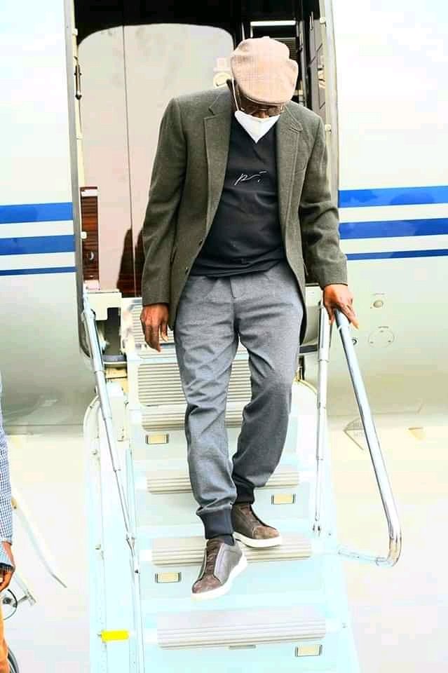 Tinubu returns from UK