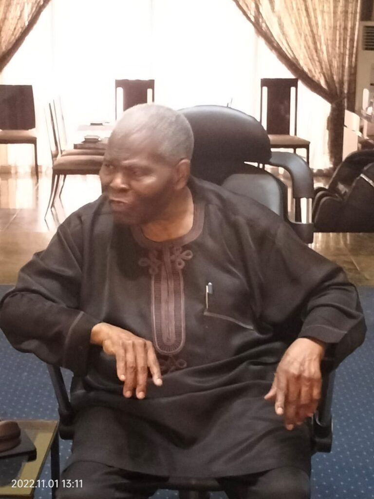 PHOTONEWS: Dr. Kolade, soon-to-be nonagenarian, learning how to walk again