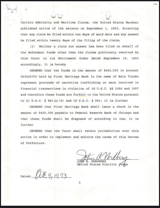 Trump, Tinubu and financial crimes in the U.S.