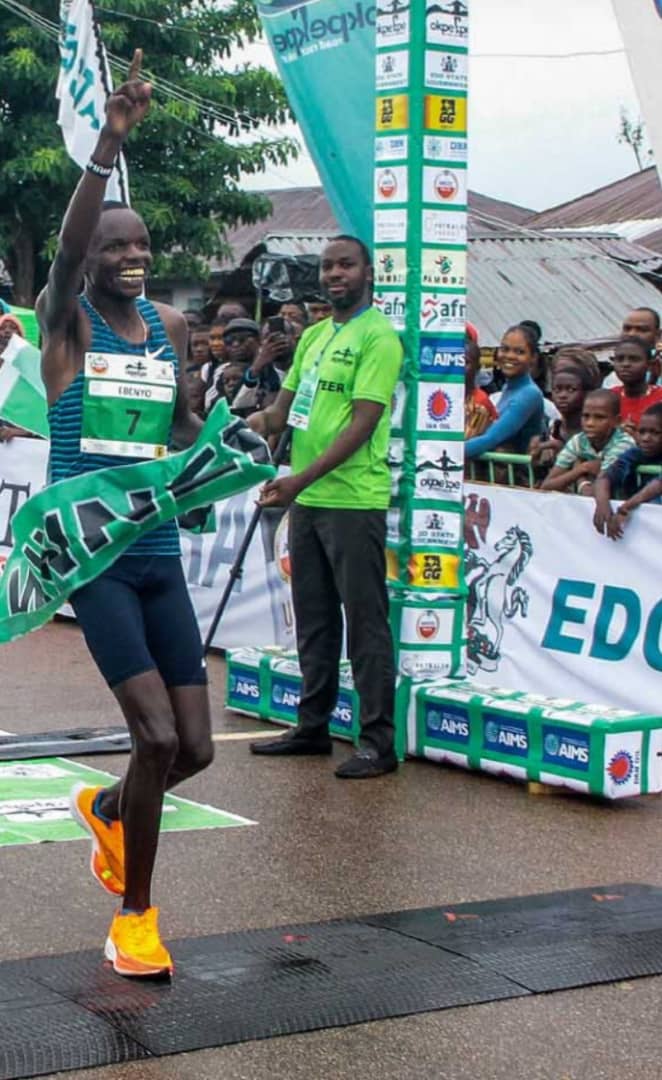 Kenya’s Ebenyo dethrones Ethiopian Hagi at Okpekpe 10km gold label race