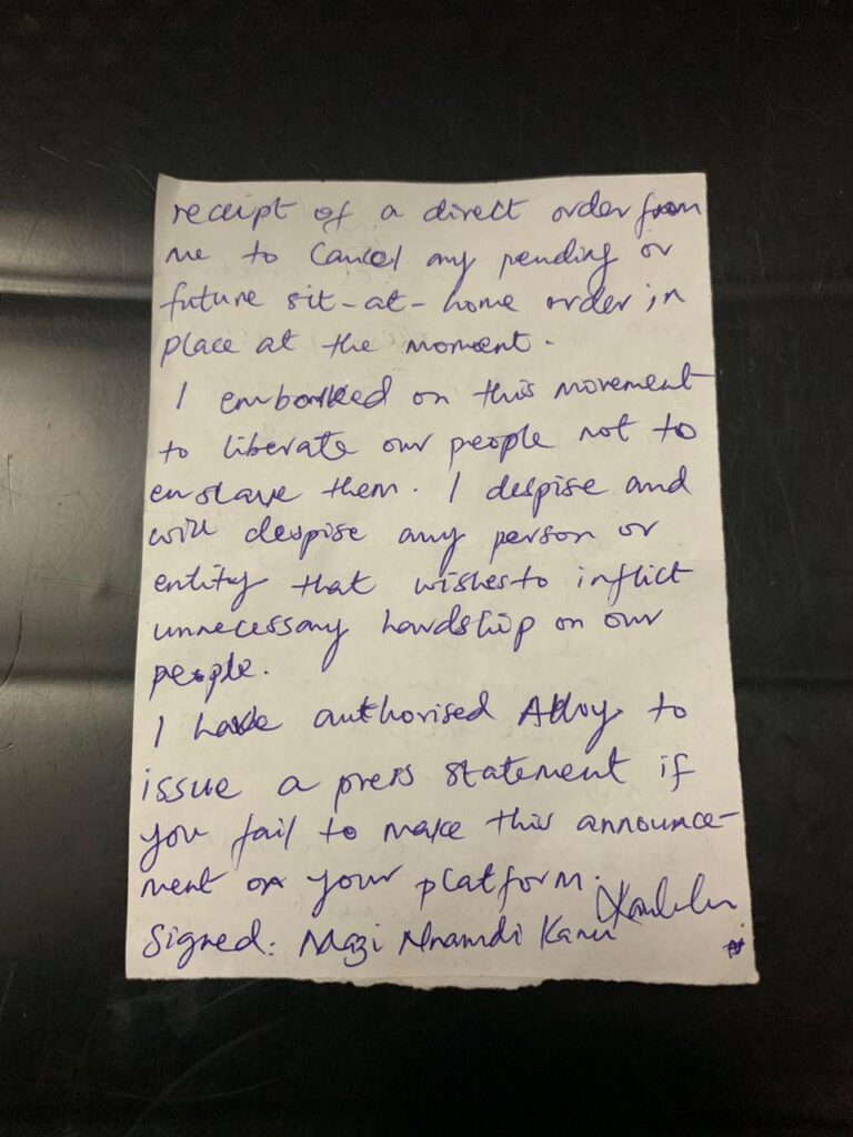 https://www.thenicheng.com/in-handwritten-letter-nnamdi-kanu-orders-simon-ekpa-to-end-sit-at-home-in-south-east/